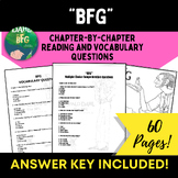 "BFG" Chapter-By-Chapter Reading Comprehension and Vocabul