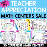 Math Centers Bundle | Print | Kindergarten first grade sec