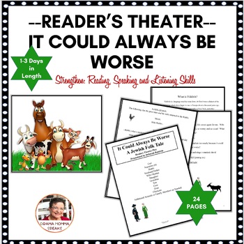 Preview of Readers Theater  It Could Always Be Worse Jewish Folk Tale Grades 5 to 8