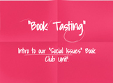 "BOOK TASTING" Helping students choose a book club book! L