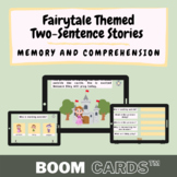 [BOOM CARDS™] Castle Themed Two-Sentence Short Stories (Me