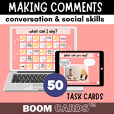 [BOOM CARDS™] Making Comments (Conversation) - Real Pictur