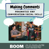 [BOOM CARDS™] Making Comments (Social Skills, Conversation