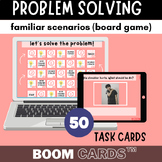 [BOOM CARDS™] Problem Solving (Familiar Scenarios) Board Game