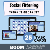 [BOOM CARDS™] Social Filter (Think it or Say it) Board Game