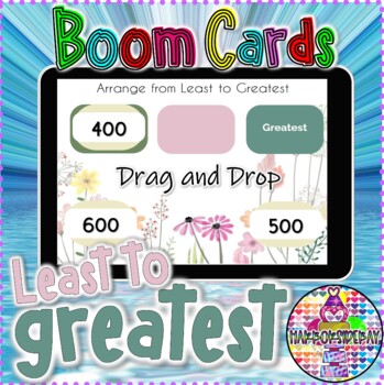 Preview of Least to Greatest Drag and Drop| BOOM Cards