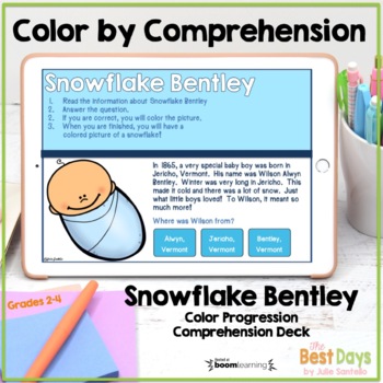 Preview of Snowflake Bentley Color by Comprehension