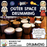 Outer Space Bucket Drumming with Solar Eclipse Rhythms