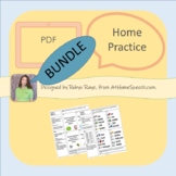 Year-Long Homework Bundle: Speech-Language Therapy