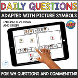 Adapted No Print Question of the Day Digital Boom Cards