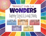*BUNDLE* 2nd Grade WONDERS Units 1-6 Learning Targets & Su