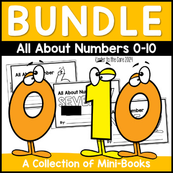 Preview of ***BUNDLE***  | All About Numbers 0-10  |  10-Frames Subitizing Number Sense