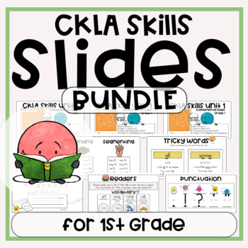 Preview of *SKILLS 1 & 2 BUNDLE* CKLA Skills Google Slides/Powerpoint! - 1st Grade