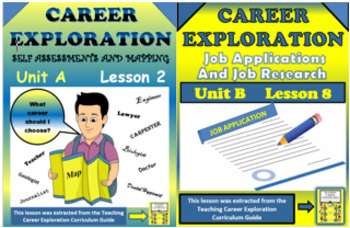 Preview of REAL WORLD LIFE SKILLS Career Exploration Job Searching/Business Applications