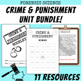 *BUNDLE* Crime & Punishment Unit for Forensics activities,