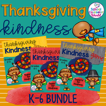 Preview of {BUNDLE} DIGITAL SEL Lesson, Thankful for Kindness, Grades K-6