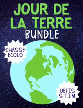 Preview of [BUNDLE] FRENCH Earth Day/Jour de la Terre Activities