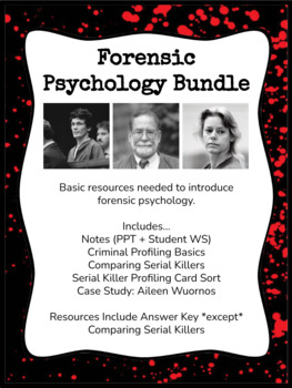 Preview of *BUNDLE* Forensic Psychology Basics