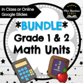 *BUNDLE* Grade 1 and 2 Math Lessons for 2020 Ontario Curriculum