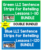 [BUNDLE] Green and Blue LLI Kits - Retelling Sentence Strips