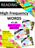 * BUNDLE * High Frequency words SWAT-it game  for READING 