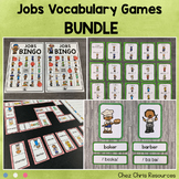 Jobs and Occupations Vocabulary Games and Activities Bundle