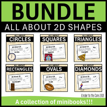 Preview of ***BUNDLE*** Kindergarten Geometry | All About 2D Shapes A