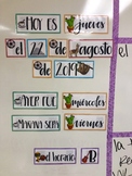 *BUNDLE: La Fecha (Latin Themed) + El Tiempo Classroom Displays