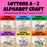 **BUNDLE** Letters A-Z Alphabet Craftivity - Phonics Forma