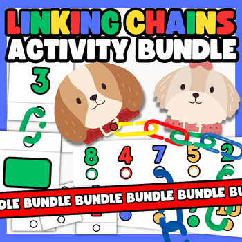 Preview of [BUNDLE] Linking Chains | Number Sense | Game Bundle | Printable Math Worksheet