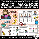 *BUNDLE* MAKE FOOD - HOW TO - Write Cut Glue - 6 Different