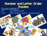 *BUNDLE* Number and Letter Order Puzzles