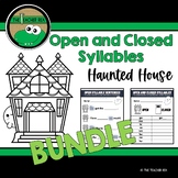 **BUNDLE** Open and Closed Syllables - Halloween Worksheet