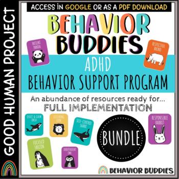 Preview of *BUNDLE* Positively Effective Behavior Management | ADHD Program | Buddies