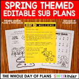 *BUNDLE SALE* Spring No-Prep Activities, Editable Emergenc