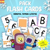 *BUNDLE* [SPANISH] FLASH CARDS – Letras, números y formas 