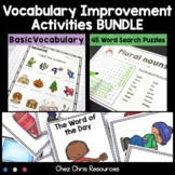 Vocabulary Improvement Activities BUNDLE