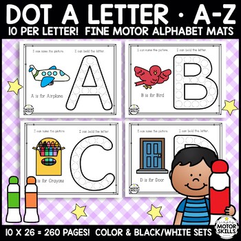 Letter Formation Practice Sheets - Dot Marker Alphabet Sheets - Bingo Dobber