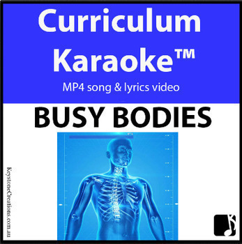 Preview of 'BUSY BODIES' ~ (Grades 3-7) Curriculum Song Video l Distance Learning