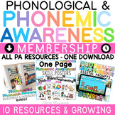 Preview of Phonological and Phonemic Awareness BIG GROWING BUNDLE - ALL RESOURCES