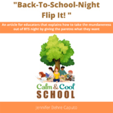"Back To School Night - Flip It!" | A How To Article For E