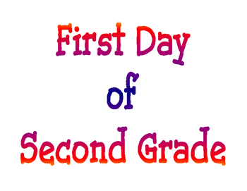 Preview of ​Back to School First Day of Grade and Last Day of Grade Printable Posters Set 2