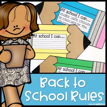 Preview of Back to School Rules Activities | Digital and Print
