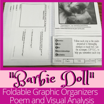 Preview of "Barbie Doll" Poetry Analysis for Interactive Notebook