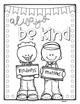 'Be Kind' Coloring FREEBIE by Teach Daly | Teachers Pay Teachers