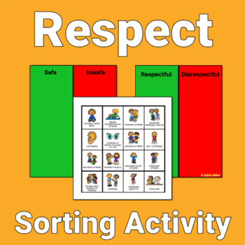 Preview of Respect Sorting Activity