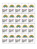 "Be a Rainbow..." Brag Tags