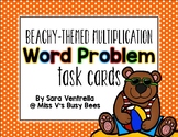 {Beachy} Multiplication Word Problem Task Cards
