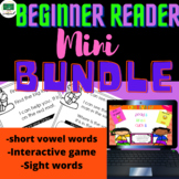  Beginner Reader words | Short vowel Comprehension and Gam