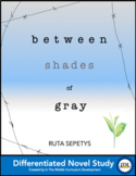 "Between Shades of Gray" by Ruta Sepetys Novel Study